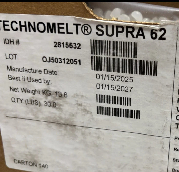 Henkel Technomelt Supra 62 Packaging Hot Melt - 30 Pound Box